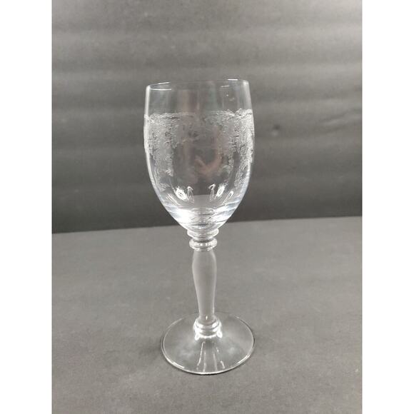 Bohemia Crystal-Crystalex Thistle Wine Glass - Picture 1 of 6